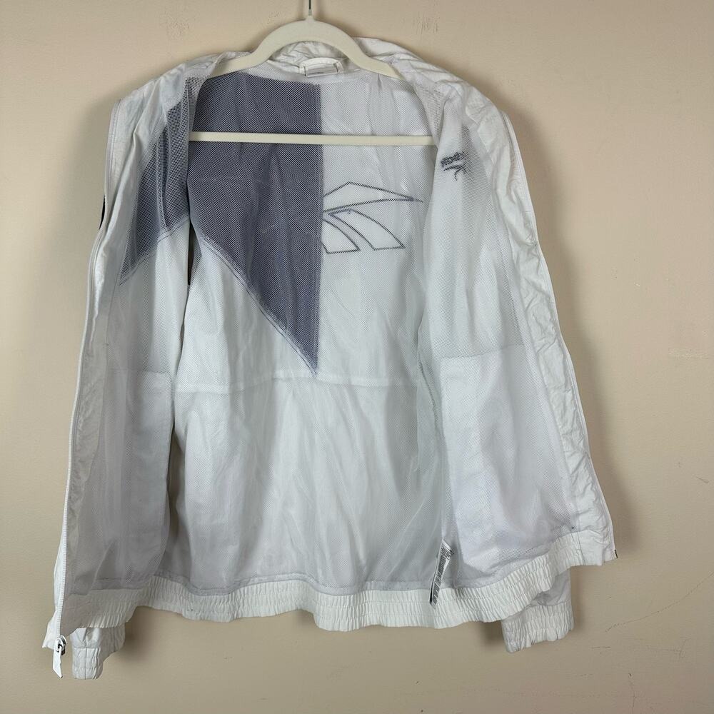 Reebok Mens Windbreaker Jacket Size Medium‎ Athletic Retro Y2K Baggy Streetwear - Picture 7 of 14